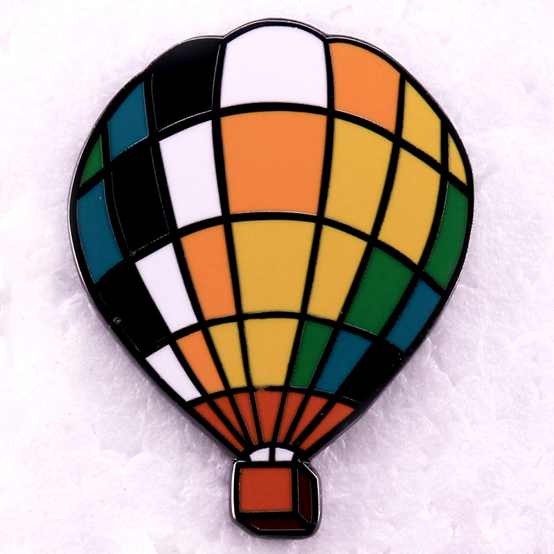 Embroidery Bali - Balon na gorące powietrze Emalia Pin