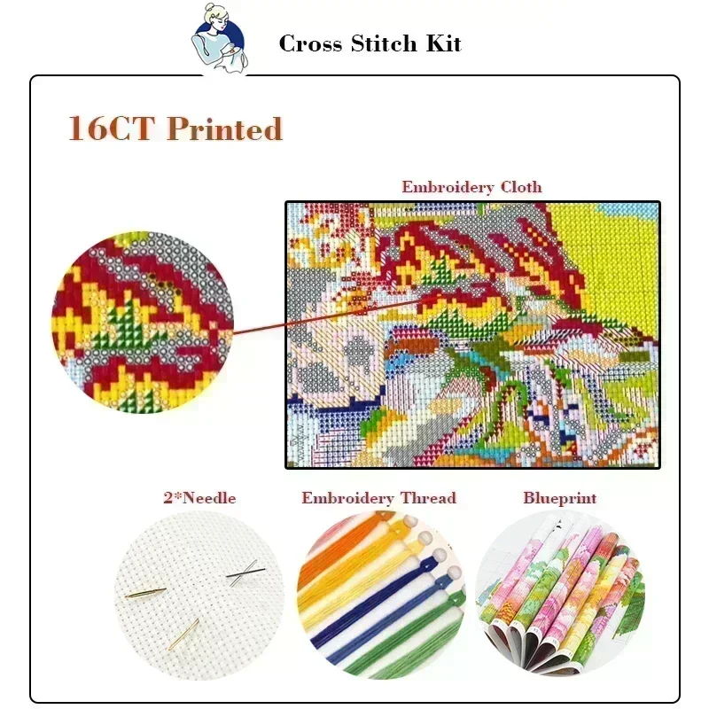 Joy Sunday Zestaw do haftu krz – Embroidery Meaning recenzja i cena
